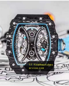 1:1 Carbon Fiber Richard Mille RM 53-01 True Tourbillon Watch
