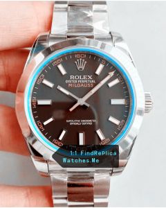 Rolex Milgauss 116400 Blue Glass Watch From N Factory