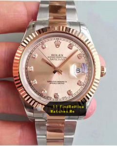 Rolex Datejust 126331 41mm Light Pink Face Watch