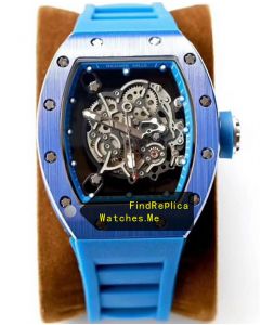 Richard Mille RM 055 Dark Blue Steel Metal Watch