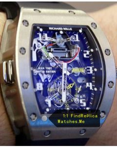 Richard Mille RM 036 G-Sensor With Black Rubber Strap Watch