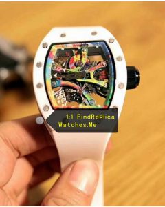 Richard Mille RM 68-01 KONGO White TZP Ceramic Bezel Watch