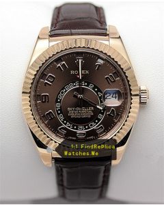 Rolex Sky Dweller 326935 Chocolate Face With 18CT Rose Gold