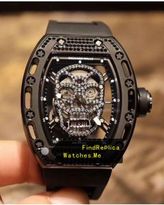 Richard Mille RM 052 Skull Black Diamonds Watch