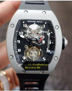 Richard Mille RM 001 High Polished Steel True Tourbillon Watch