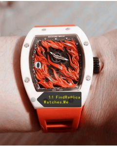 Richard Mille RM 26-02 Evil Eye White Ceramic Bezel With Red Strap