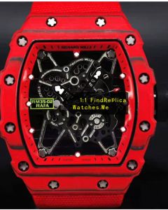 Richard Mille RM 35-02 Red Bezel With Black Side With Nylon Strap