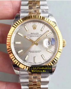Rolex Datejust 126333 41mm Silver Face Watch
