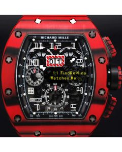 Richard Mille RM 11-03 Black Strips Red Carbon Fiber Watch