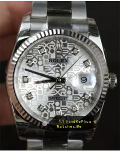 Rolex Datejust 116234 36mm Face Steel Watch