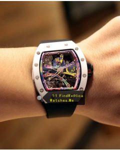 Richard Mille RM 68-01 KONGO Purple Graffiti Skeleton Watch